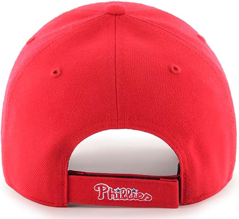 47 Brand MLB Team Color Primary Logo MVP Adjustable Structure Baseball Cap Hat, Adult One Size Fits All - Image 2